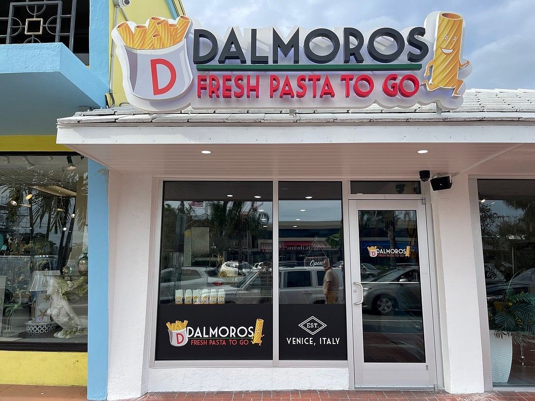 dalmoros fresh pasta to go sarasota fl restaurant exterior storefront signage