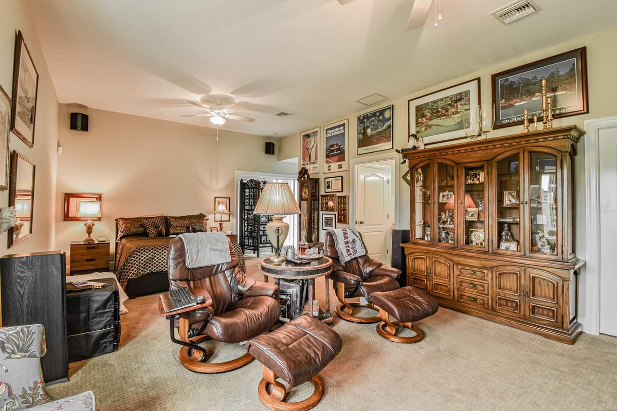 45th st west bradenton den media room recliners gallery wall
