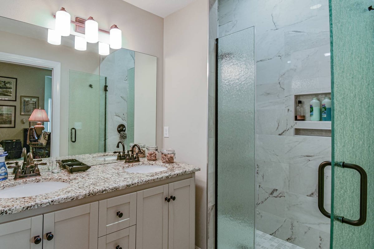 45th st west bradenton guest bath granite vanity shower