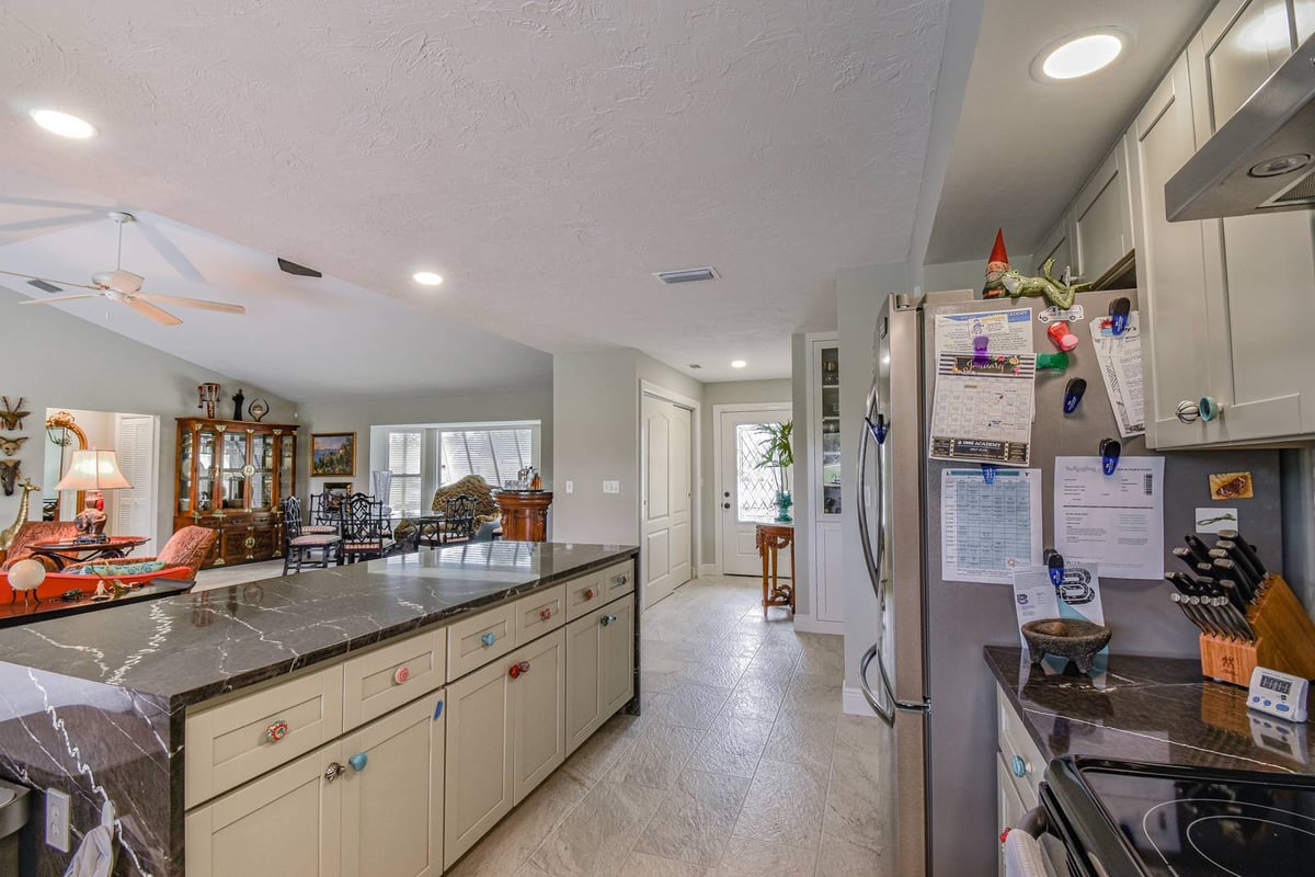 45th st west bradenton kitchen fridge hallway view