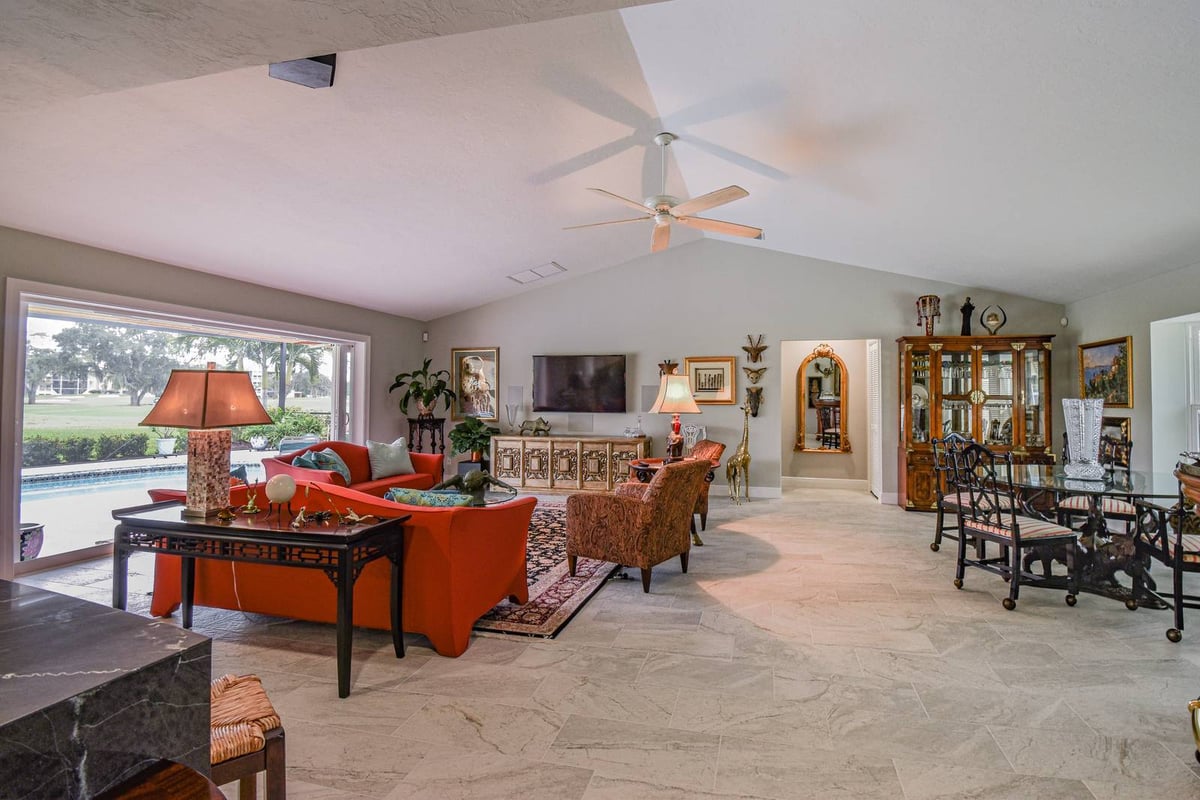 45th st west bradenton living room red sofas decor