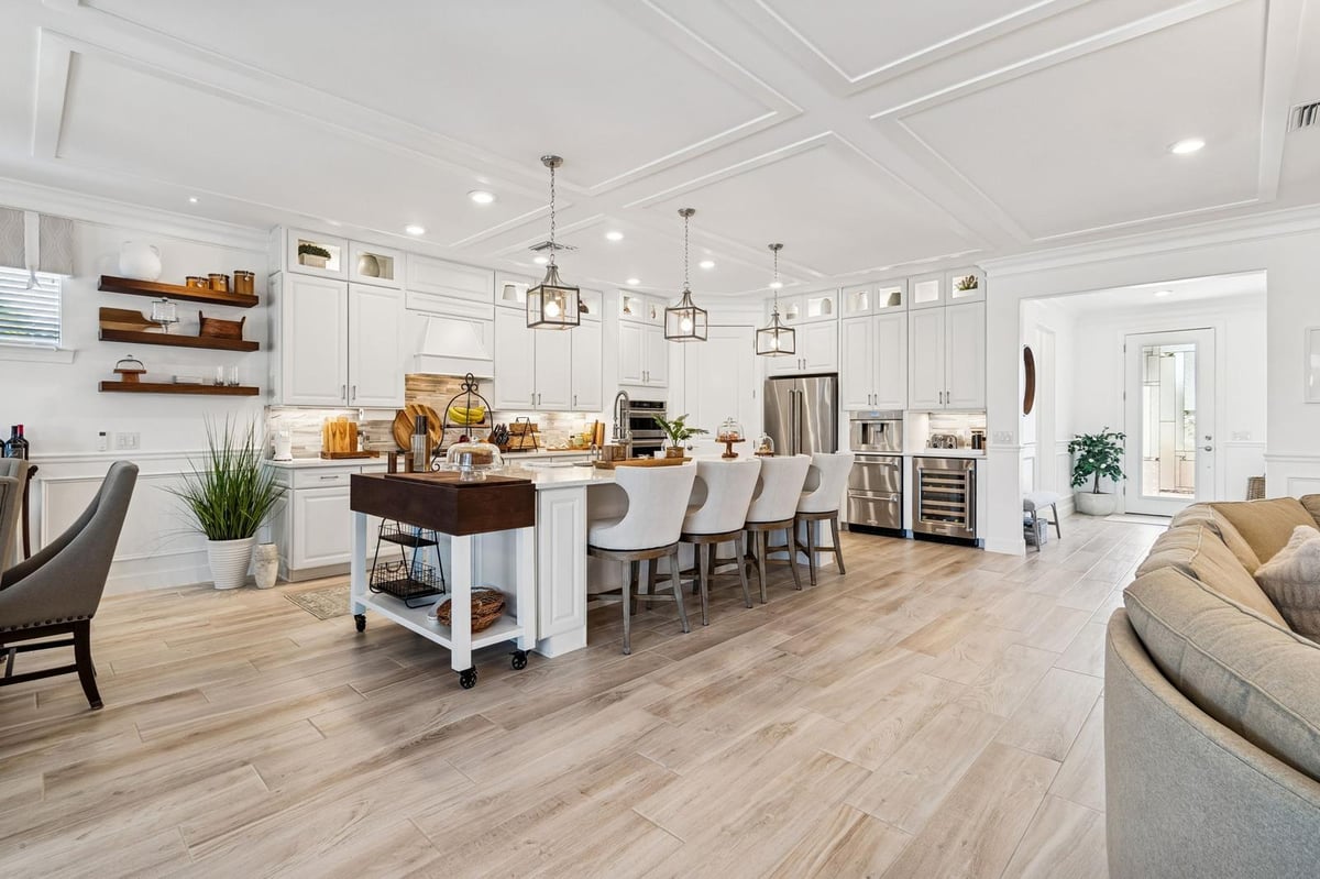 chester trail lakewood ranch open concept kitchen living room