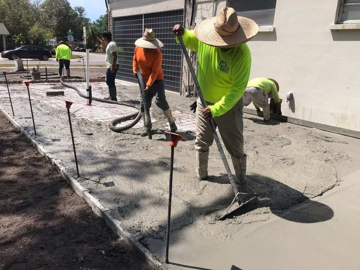 bradenton research center concrete slab bull float finishing