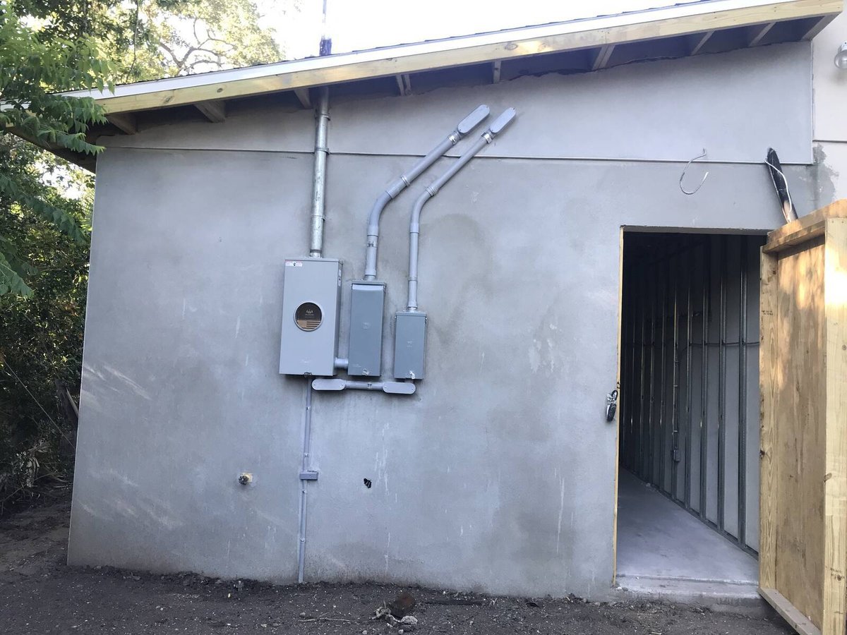 bradenton research center electrical meter panels exterior wall mounted