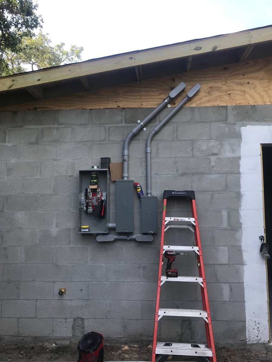 bradenton research center electrical panels exterior wall mounted