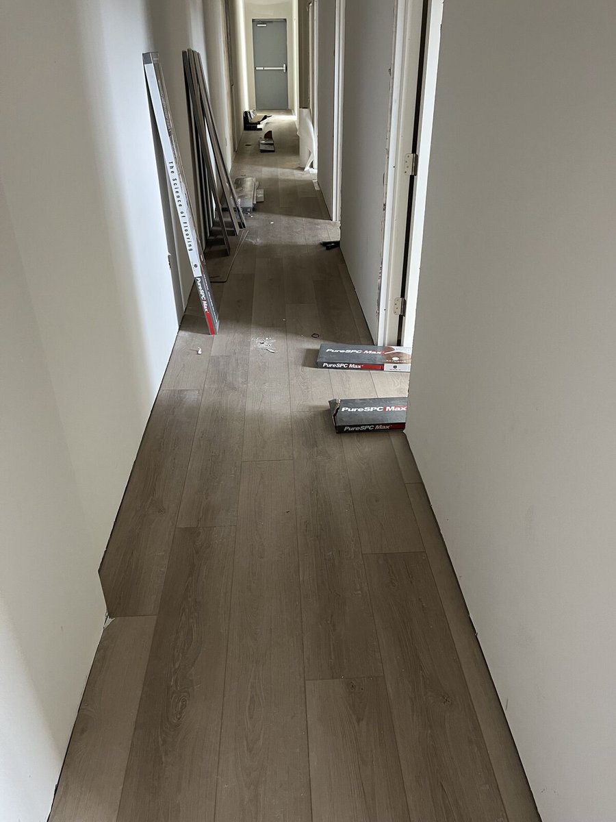 bradenton-research-center-hallway-vinyl-plank-flooring-installation