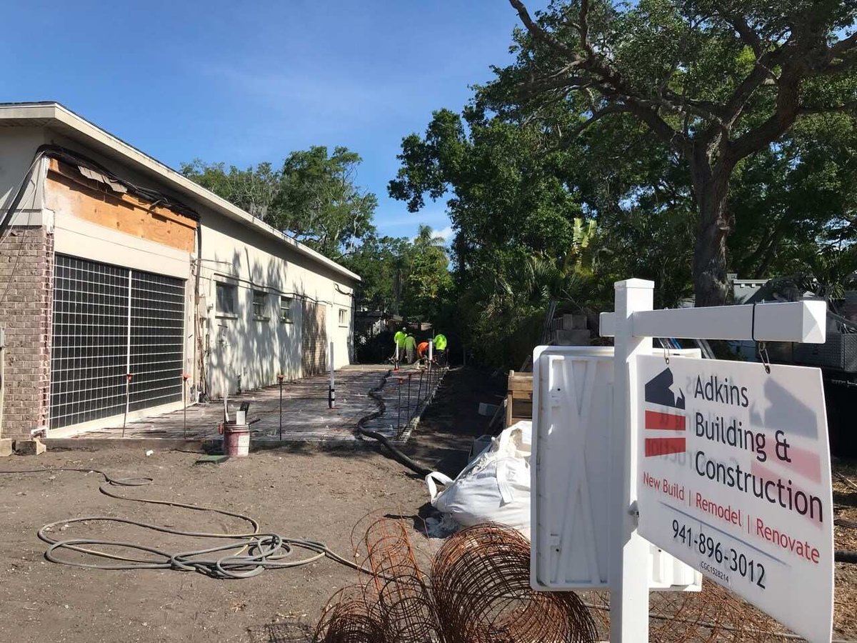 bradenton research center rebar coils adkins signage slab pour