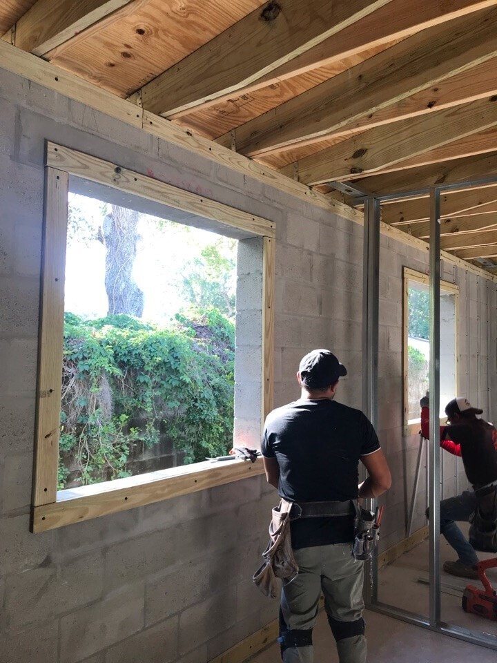 bradenton research center window buck framing installation
