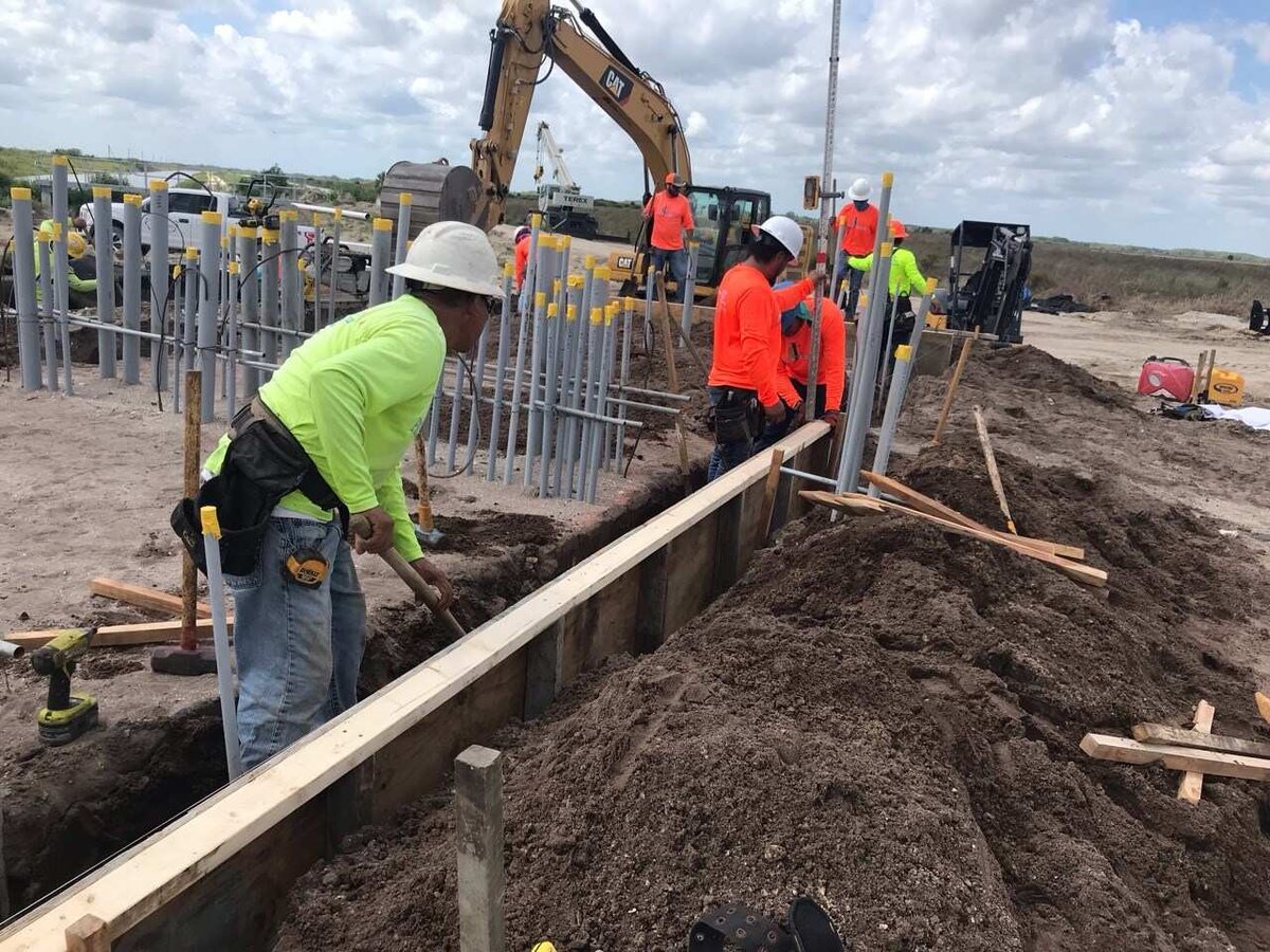 annex-restoration-everglades-trench-digging-excavator-formwork