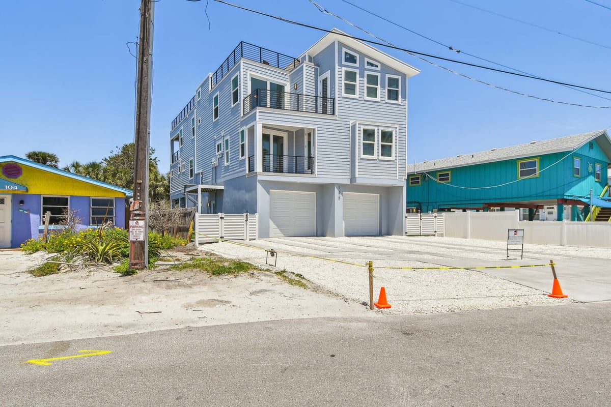 Three-story custom home construction project in Bradenton, FL by Adkins Building & Construction