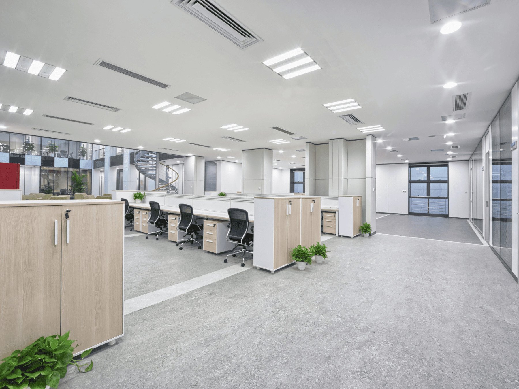 ABC Stock Interior of Commercial Office