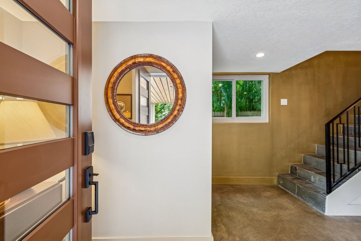 Interior Ground Floor Entry Modern Wood Door
